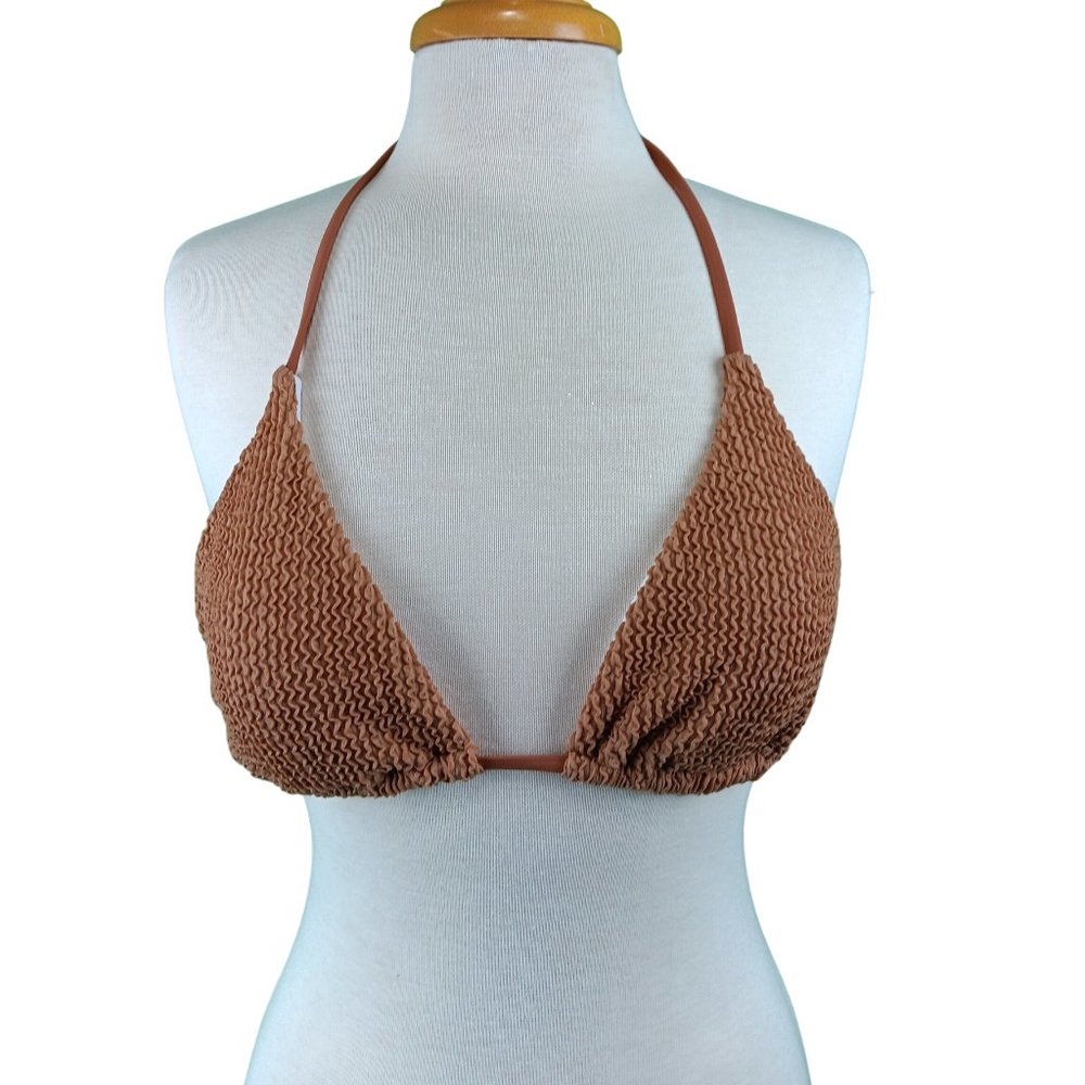 ZAFUL  2pc crinkle brown Bikini Size 8 / L